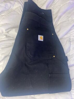 Carhartt Black Canvas Work pants   :36/30